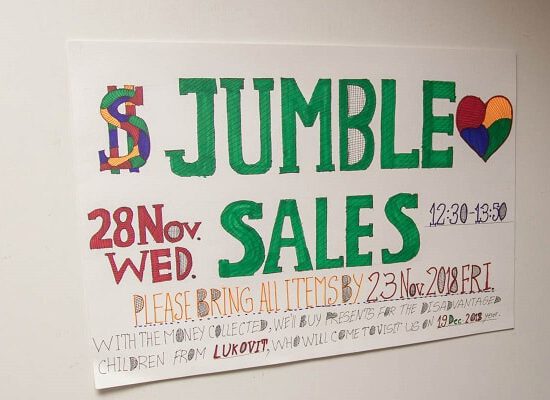 Jumble Sale 2018